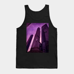 Hudson Yards Purple Sky Skyscrapers NYC Tank Top